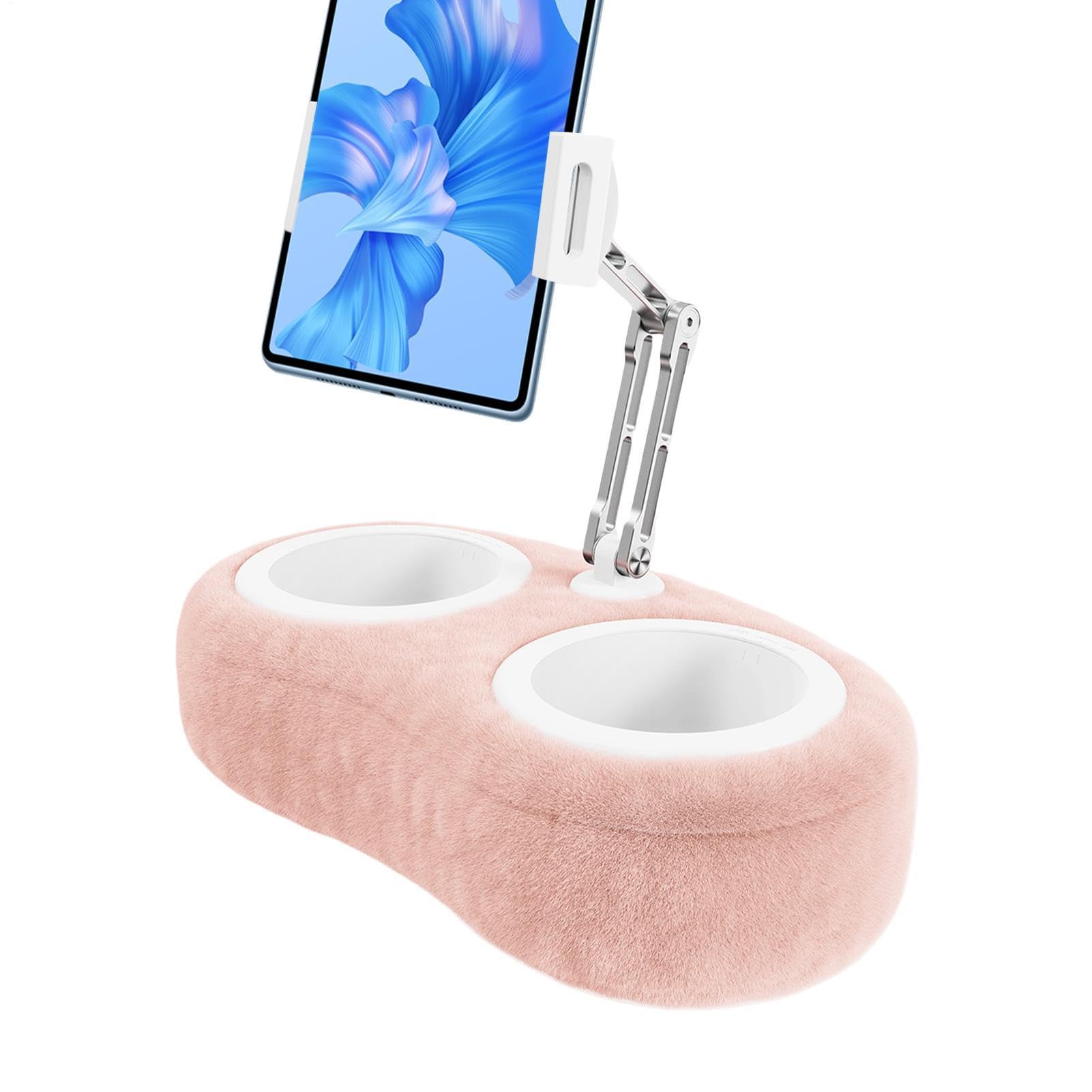 Supporto per tablet – con per snack, supporto | Bed Creative Lazy Pillow supporto per tablet da 4,7 a 13 pollici, per divano, , auto, rimovibile