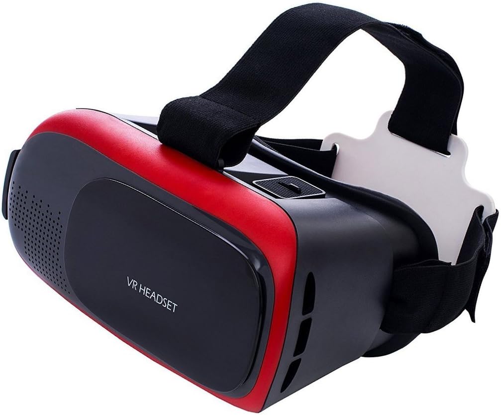 3D VR Headset Virtual Reality Glasses For iPhone & Android,4"- 6.5" Smartphones By Glyby