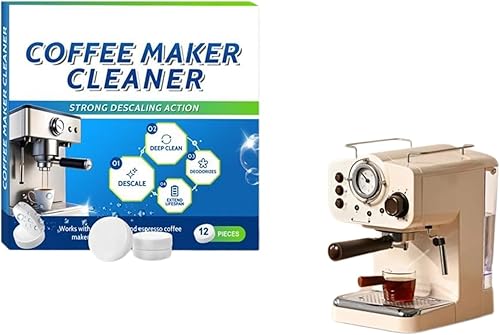 Tabletas descalcificadoras para cafetera, tabletas limpiadoras compatibles con cafetera, potente solución de descalcificación, potente eficiencia de