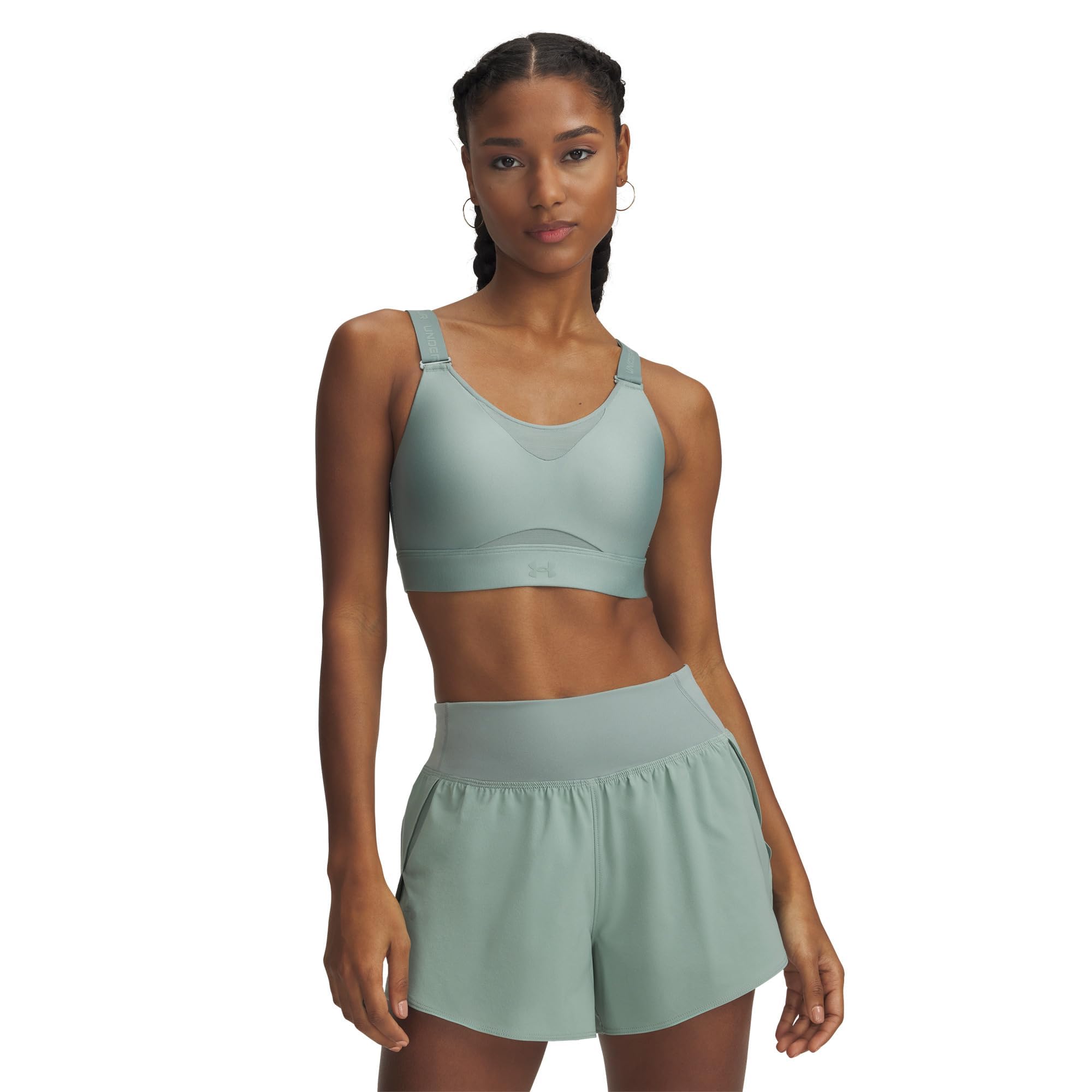 Under Armour Women's (348) Silica Green / / Silica Green Underarmour'suainfinityhighsportsbra, ,(X-Small)A/C