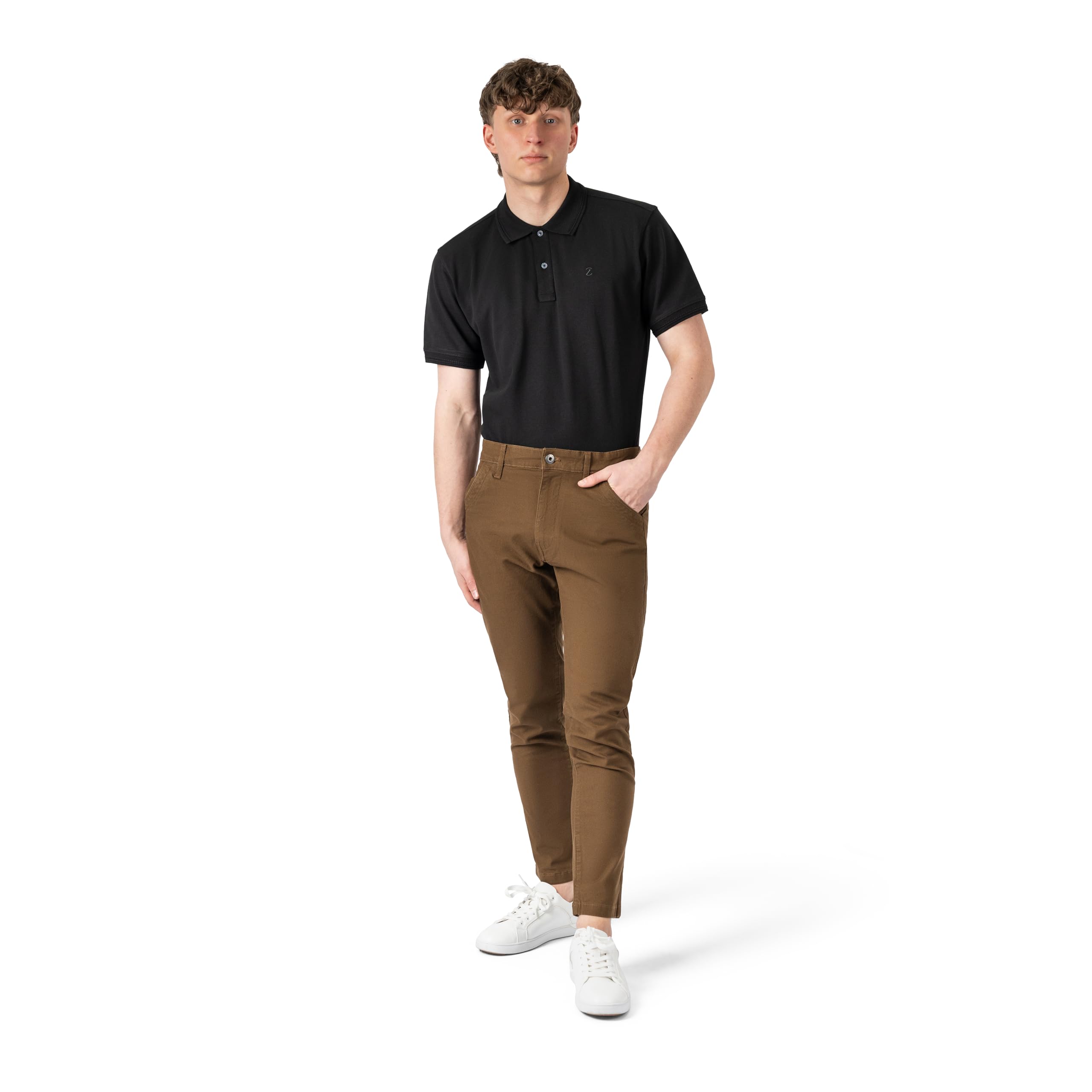ZEHN Signature Canvas - Chinohose aus Stretch-Baumwoll-Canvas, Modern Tapered Fit, ergonomische Formstabilität, Freizeit & Business Hose