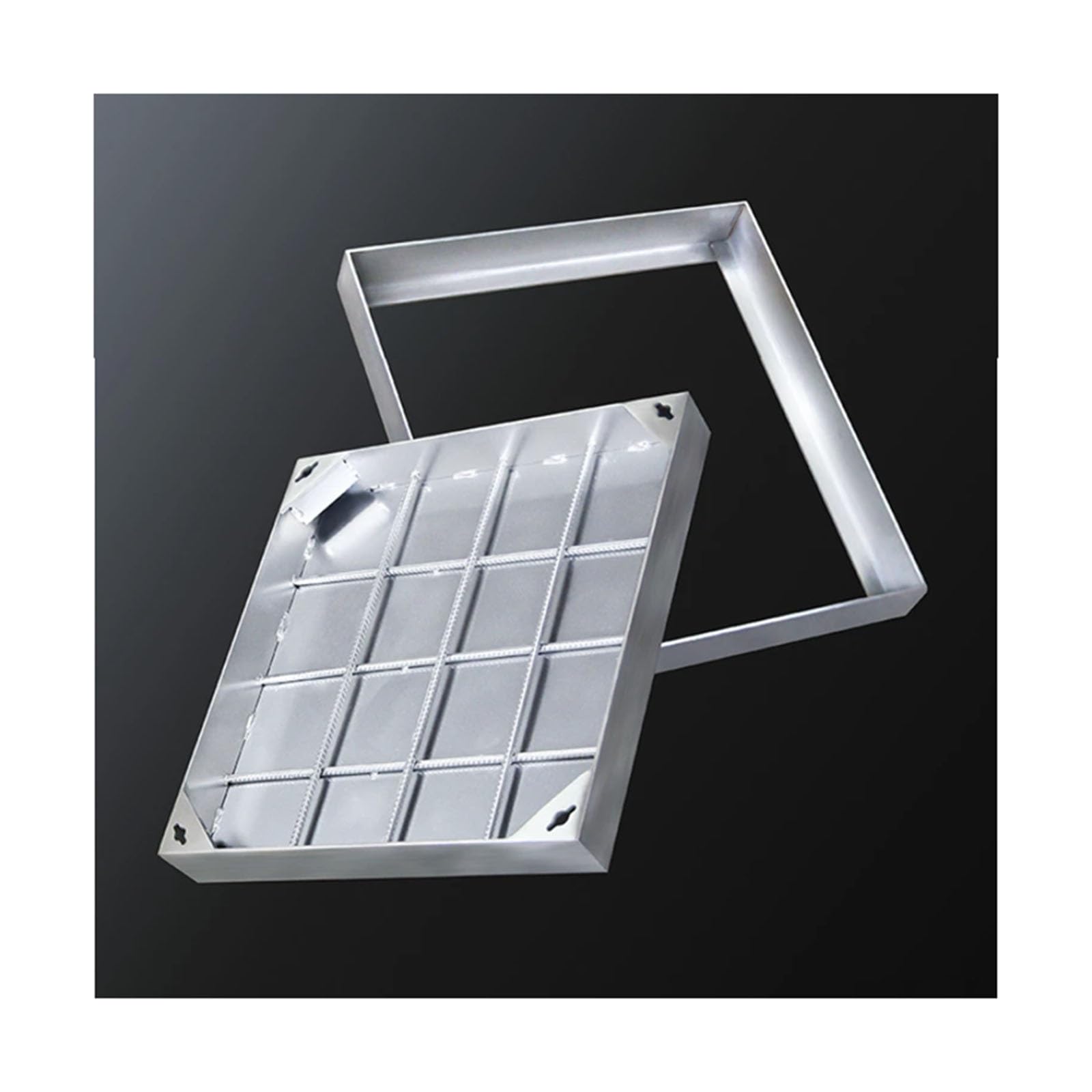 Couvercle de regard en acier inoxydable 304 durable pour aménagement premium