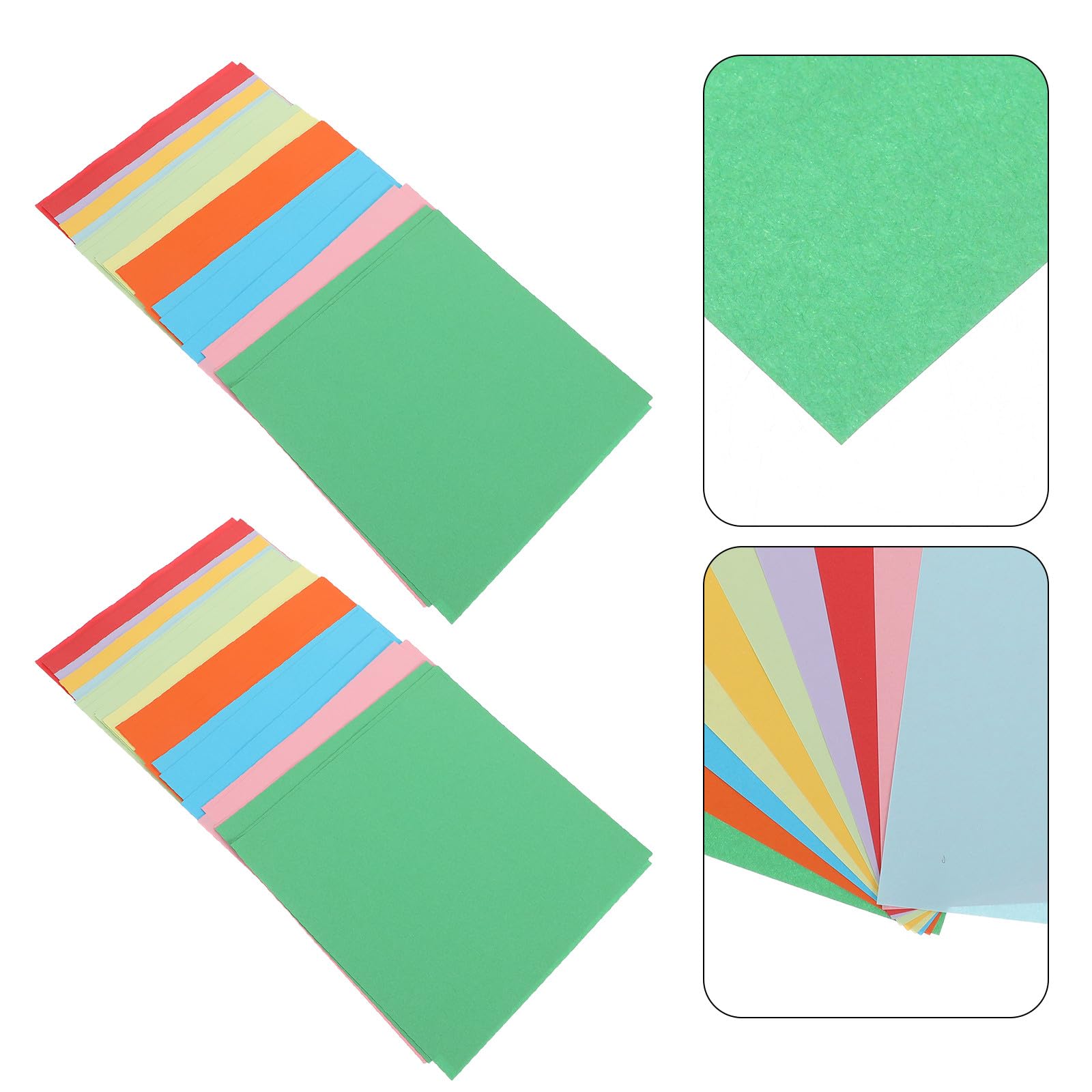 300 Unidades Papel de Origami Rigidez Mezcla de 10 Colores 17x17 Cm Papel para Manualidades y Doble Cara Adecuado para Demostraciones Educativas y Infantiles