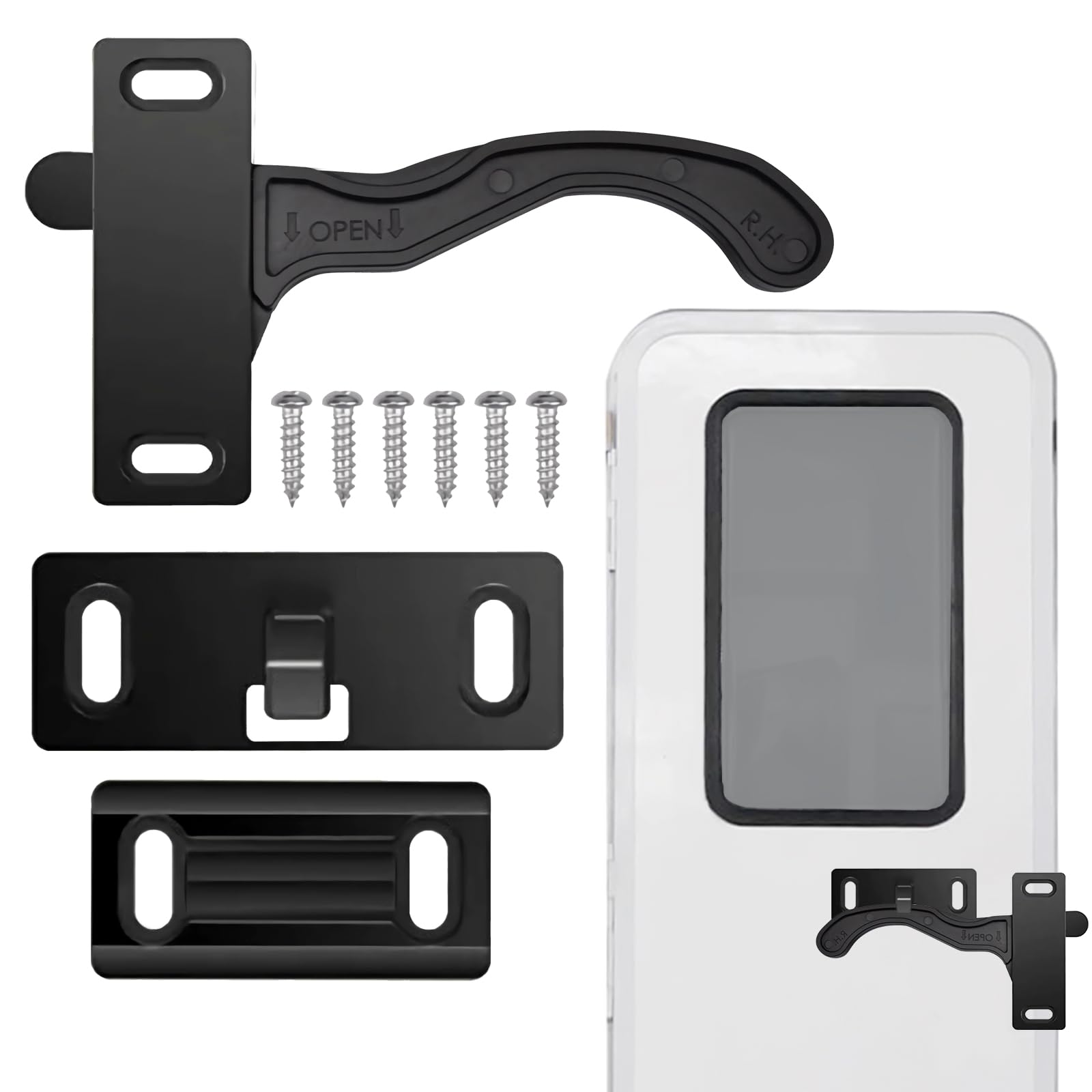 Buy Okdance RV Screen Door Latch, Right Hand RV Door Handle, RV