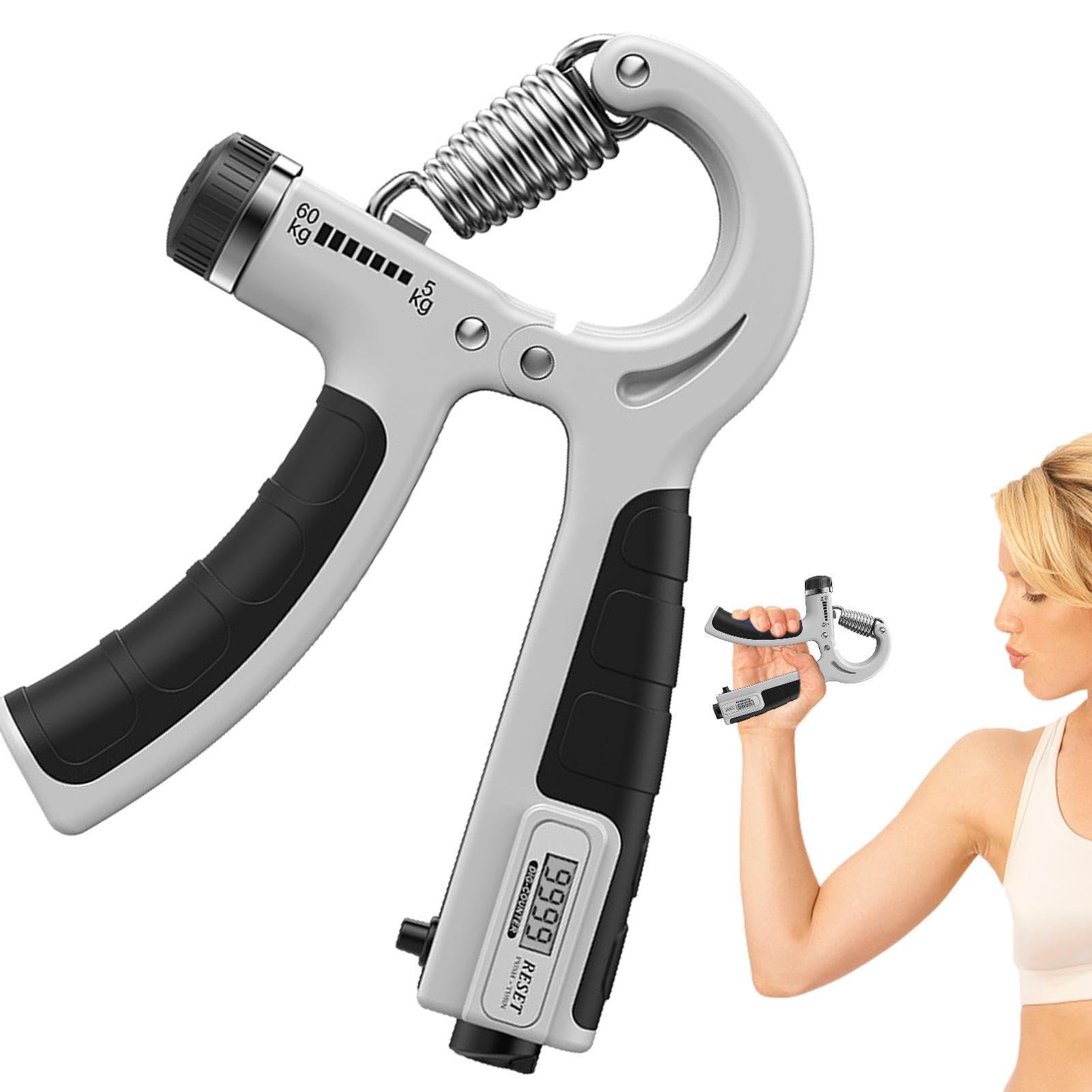 Amazon | 握力トレーナー - 前腕強化器 | 11~130ポンド 調節可能