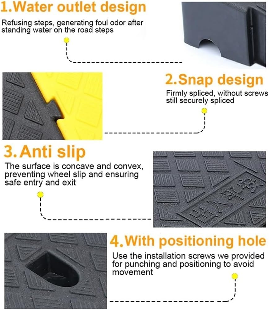 2 Pack Rubber Curb Ramp?2