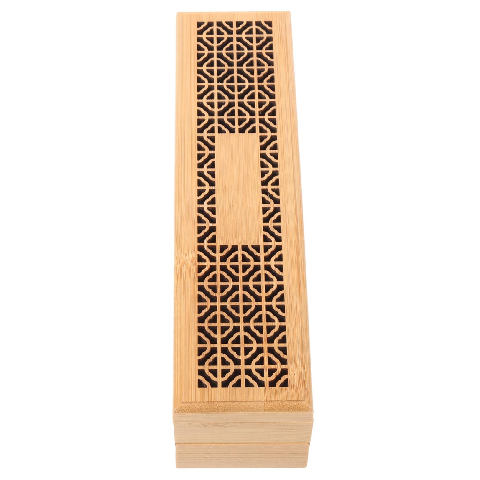 Amosfun 5 Stück Holz Räucherstäbchen Halter mit Doppelter Schicht Dekorative und Wiederverwendbare Aromatherapie Box für Garten Zuhause und Büro Handgefertigt mit Eleganter Hohlgestaltung