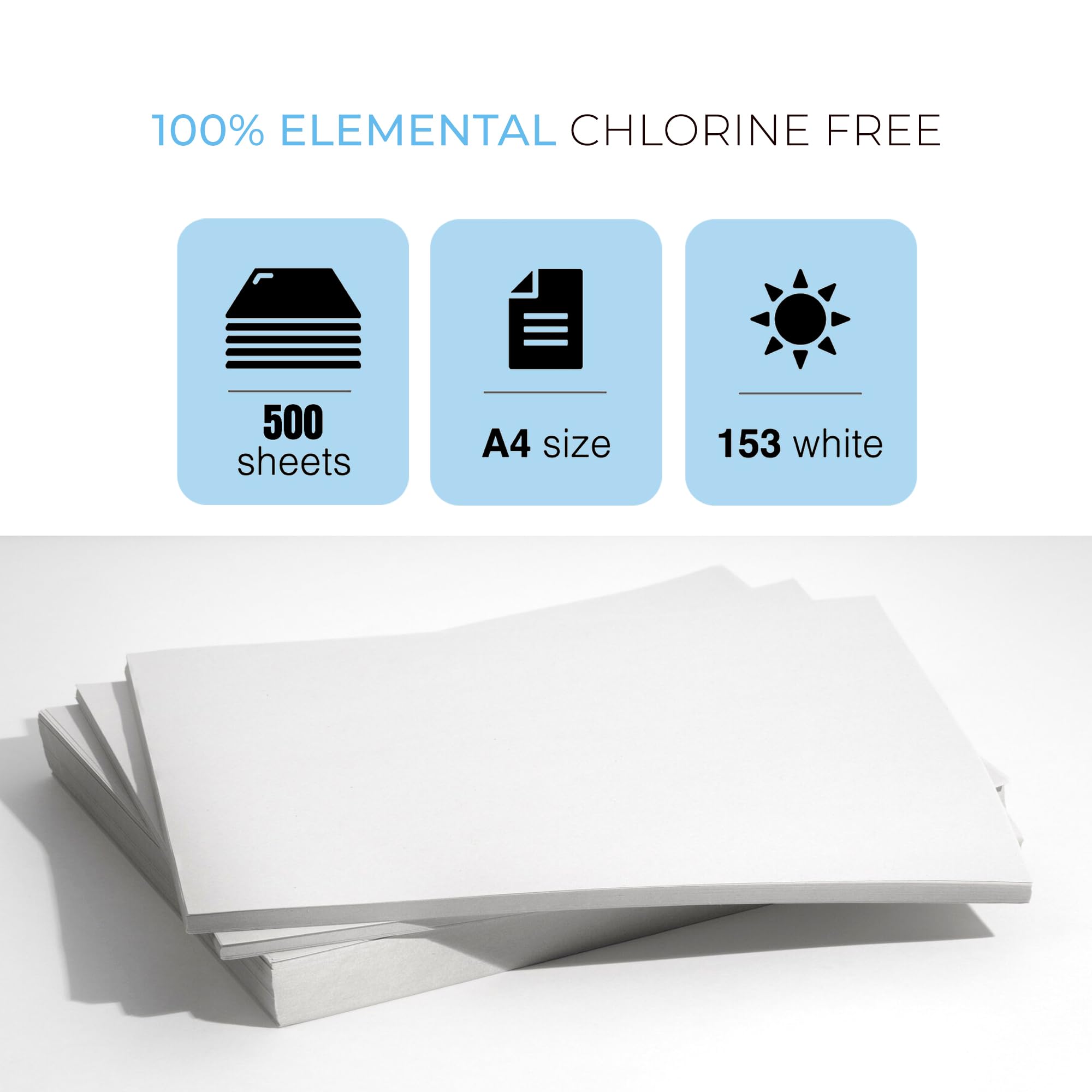 Roe Tenpo A4 Printer Paper, 500 Sheets, Smooth White Paper Finish, Compatible with Inkjet & Laser Printers - Image 4
