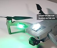 Vista 4 de VIFLY Luz estroboscópica para dron, luz anticolisión para avión nocturno de drones FAA, se adapta a DJI Mini 3 Pro/Mini 4 Pro/Mini 2/Air 3/Air