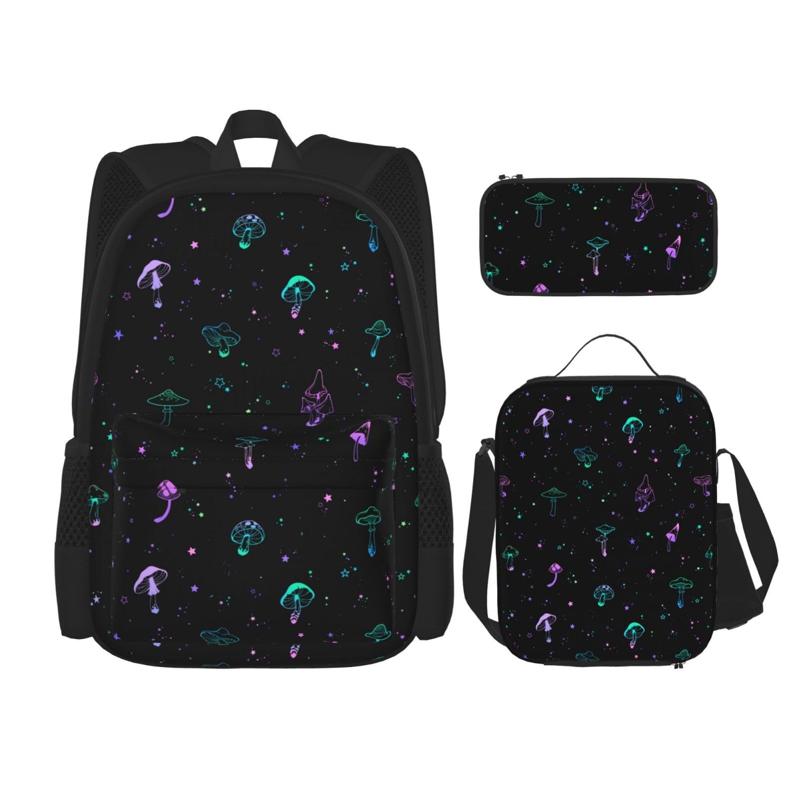 Sac à dos champignons et sac repas isotherme pour le déjeuner au bureau ou en pique-nique