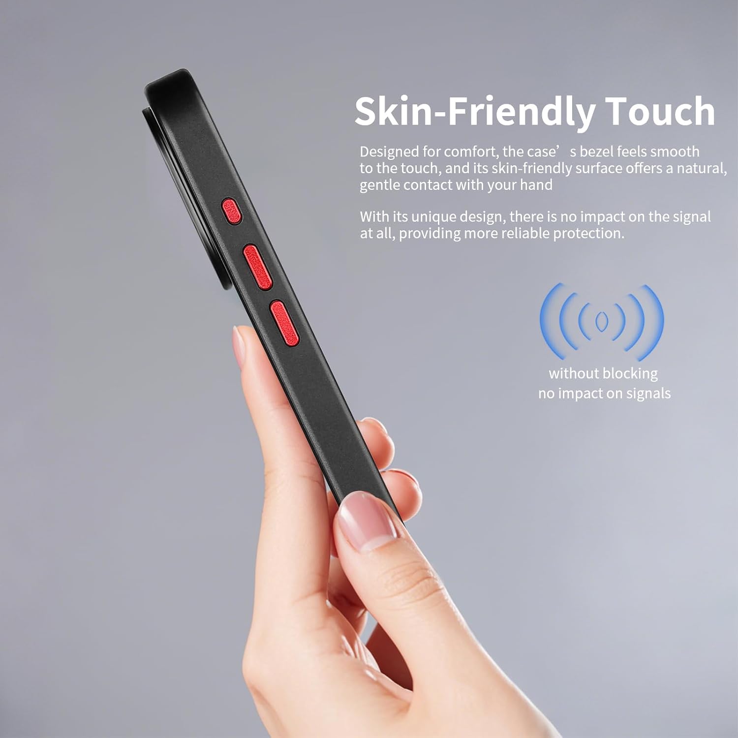 2025 New Forged Carbon Fiber Phone Case with Meta Frame & Buttons，Wireless Charging Compatible，Anti-Slip Magnetic Design，for iPhone 16/15/14/13/12/11 Pro Max (Red, 13 Pro)