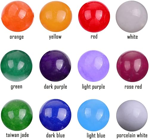 Miniatura 7 de JOE FOREMAN Cuentas redondas de piedra natural de jade amarillo de 0.157 in para fabricación de joyas, cuentas de 15 pulgadas, piedras