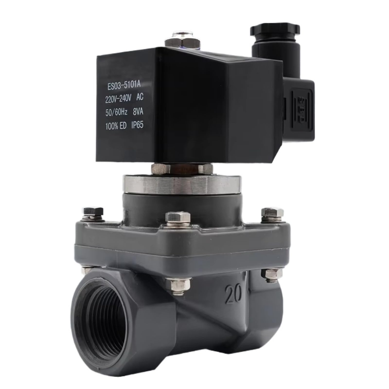Solenoid Valve 220v 24v Diaphragm Pressure Way Energy Saving Electric(2",G_AC110V_CPVC)