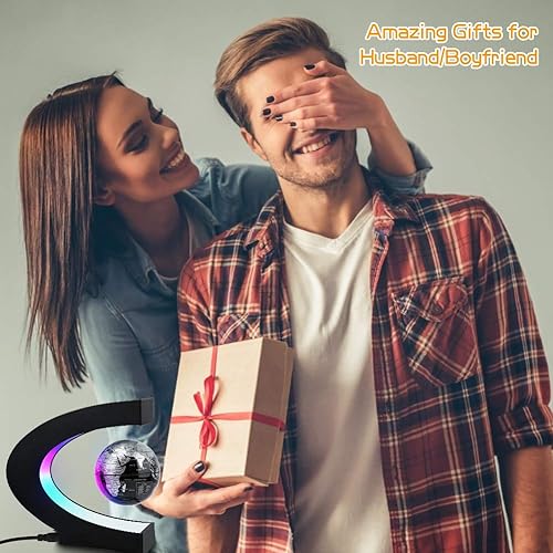 Miniatura 3 de MOKOQI - Globo terráqueo flotante giratorio magnético misteriosamente suspendido en el aire Ideal para regalos de Navidad para padres estudiantes y