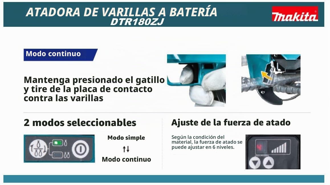 Atadora de ferralla BL 18V LXT