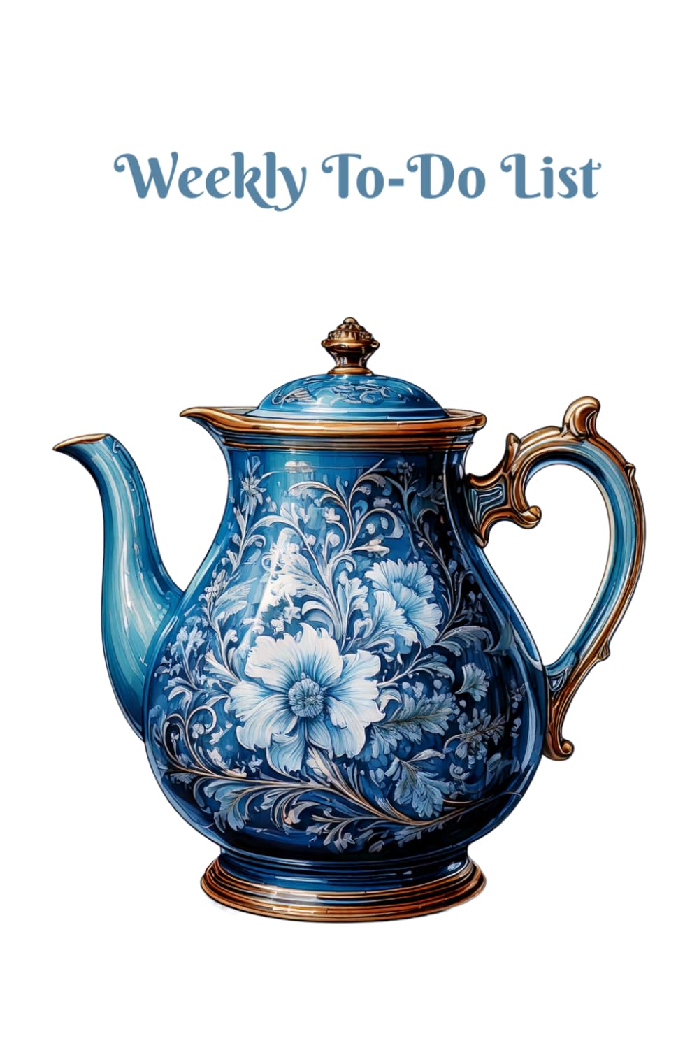 Weekly To-Do List: Undated 52 Week To-Do List Planner and Journal for Any Writer’s Toolbox, Managing Work Tasks, Writing Goals, or Planning Daily Routines: Vintage Kitchen Edition