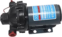 Vista 3 de Juego de bomba de agua de lavado de yate, bomba de diafragma de presión de agua eléctrica de 12 voltios 70 PSI 22.5L/Min 5.5 GPM 5 cámaras