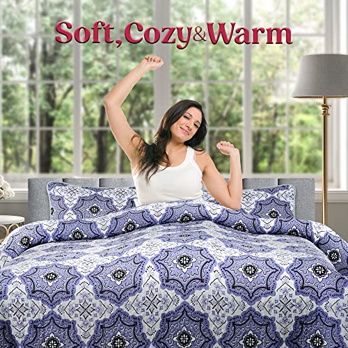 Hannah Linen Twin Quilt Set - 3 Piece Quilt Sets Down Alternative Bedding - Lightweight Microfiber - 1 Quilt, 1 Decorative Pillow And 1 Matching Quilted Pillow Shams #TOP5