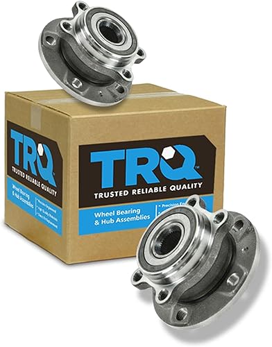 Vista 14 de TRQ Juego de Rodamientos de Rueda y Cubierta de Llanta Trasera para Conductor y Pasajero 2 Piezas Compatible con Infiniti G35 2003-2006 2007 G35