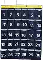 Organizer Da Parete Con 36 Tasche Numerate - Per Cellulari E Materiale Scolastico - Foto 8