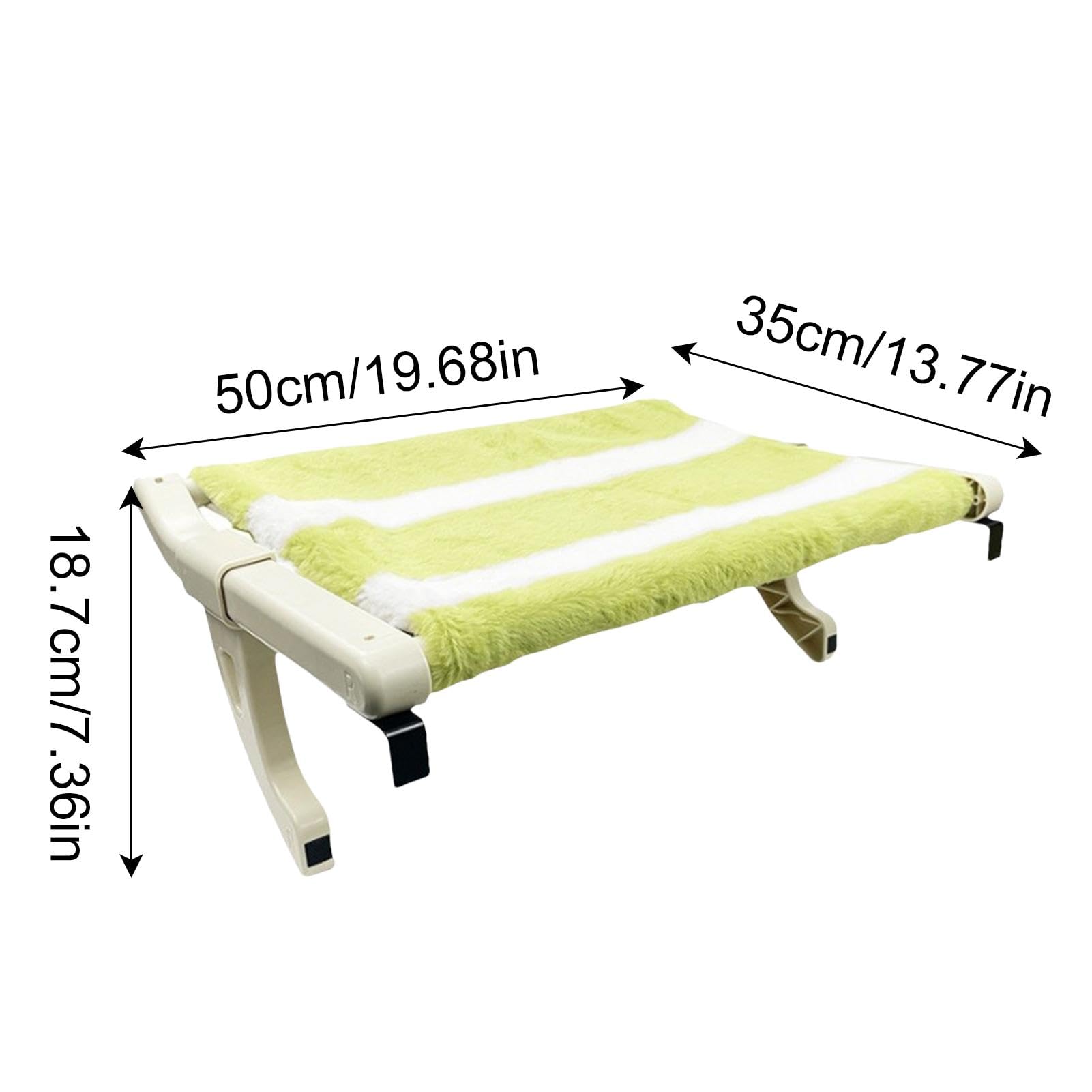 GLANSI Window Sill Mount Cat Perch, Indoor Kitten Seat Bed, Cat Window Seat Perch, Cat Hammock Seat, Cat Window Perch, Space Saving Cat Shelf, Cat Resting Seat for Indoor Cats Kitten