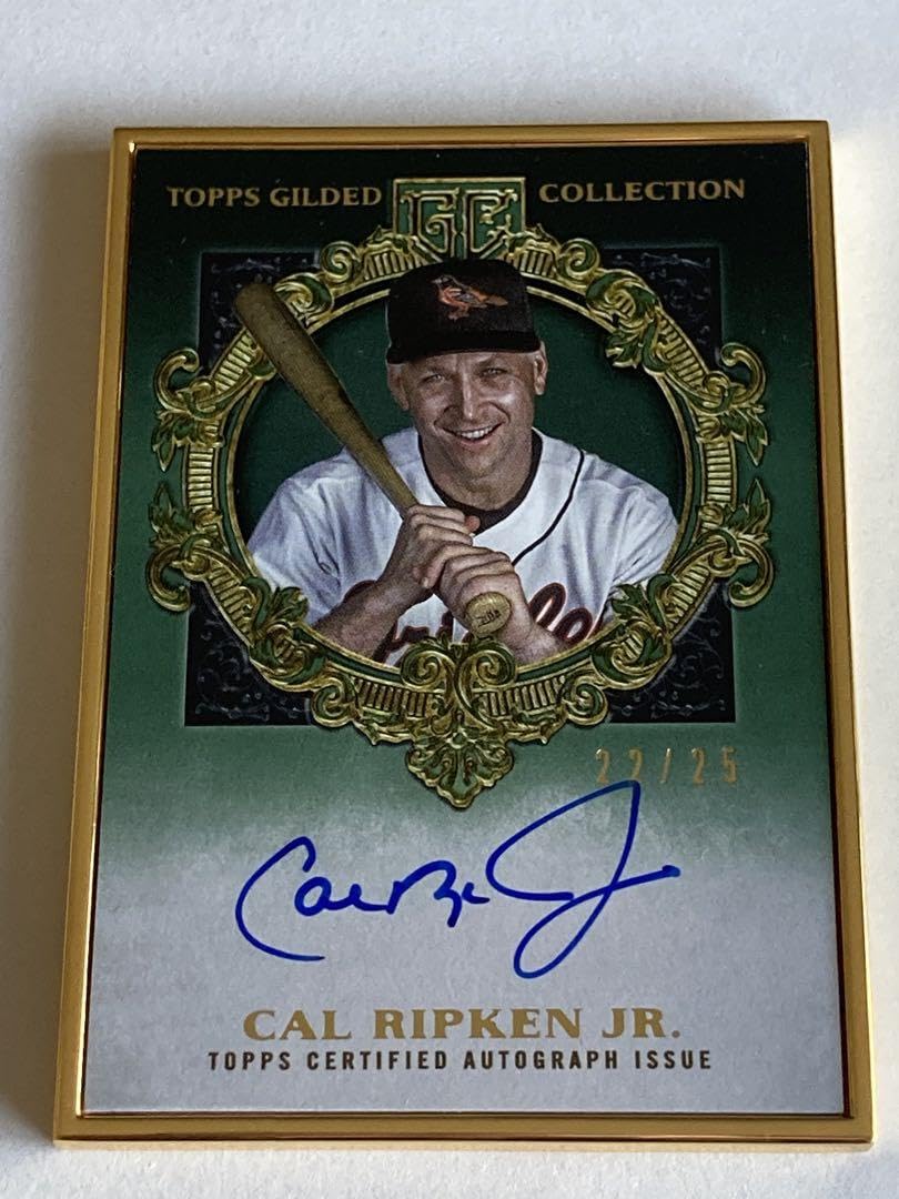 Cal Ripken, Jr.直書き直筆サイン パッチカード Signed Cal Ripken Jr. minor league card, 1912 Fenway Park ticket