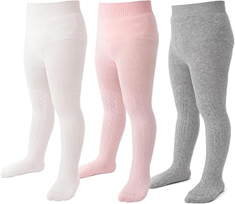 Baby Girls Tights Solid Cable Knit LeggingsWarm Stockings For Toddler
