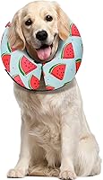 Vista 64 de MIDOG Inflatable Dog Cone Alternative for After Surgery - Soft Protective Donut Collar Prevents Licking, Comfortable Recovery E-Collar Alternative