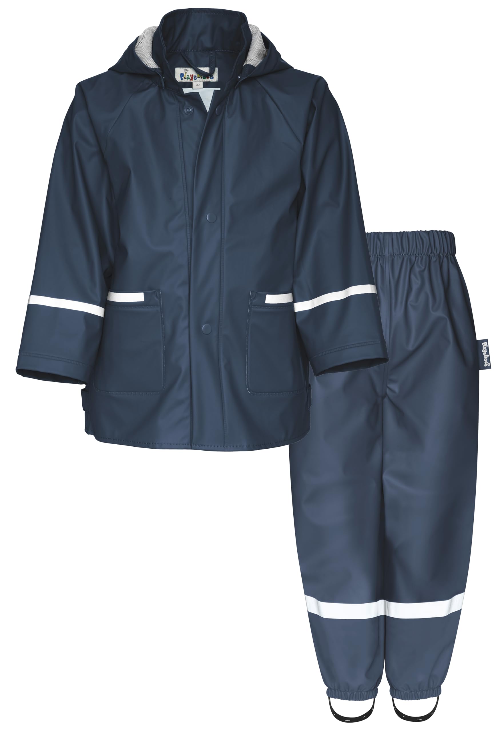 Playshoes Regen-Set Regenhose Combinaison de Pluie (Lot de 2) Mixte Enfant