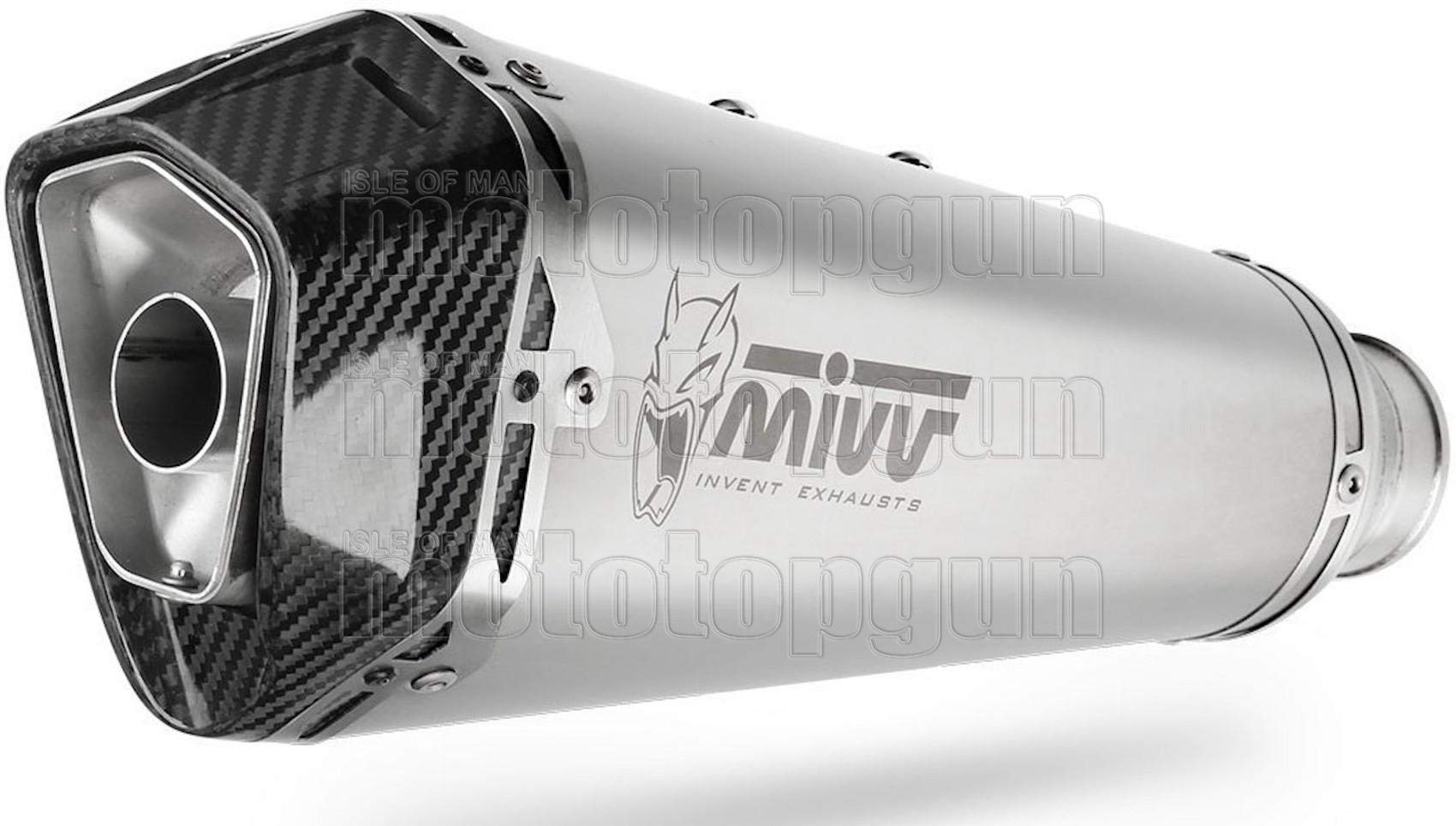 mivv tubo de escape completo homologado nocat delta race acero copa carbono compatible con bmw g 310 gs 2023 2024 mototopgun