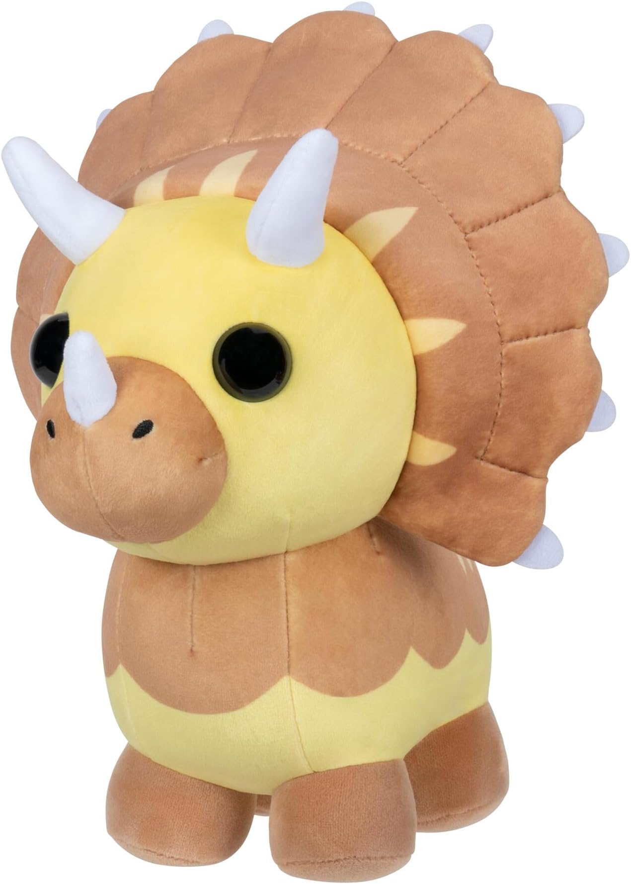 Adopt Me! Triceratops Official 8-Inch Plush - with Game Code, Plush Toy, Best Soft Cuddle Toy, Gift for All Ages