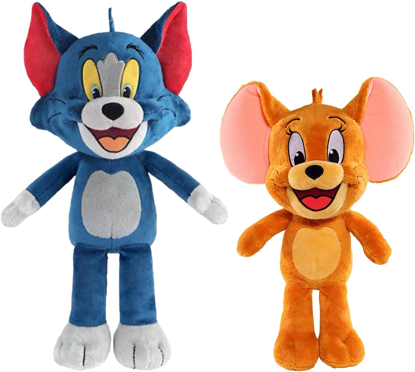 Zgwafdww Cat with Mouse Plush Stuffed Toy Cartoon Movie Cat and Mouse Stuffed Suit Toys Stuffed Animal Birthday Gifts for Girls and Boys.