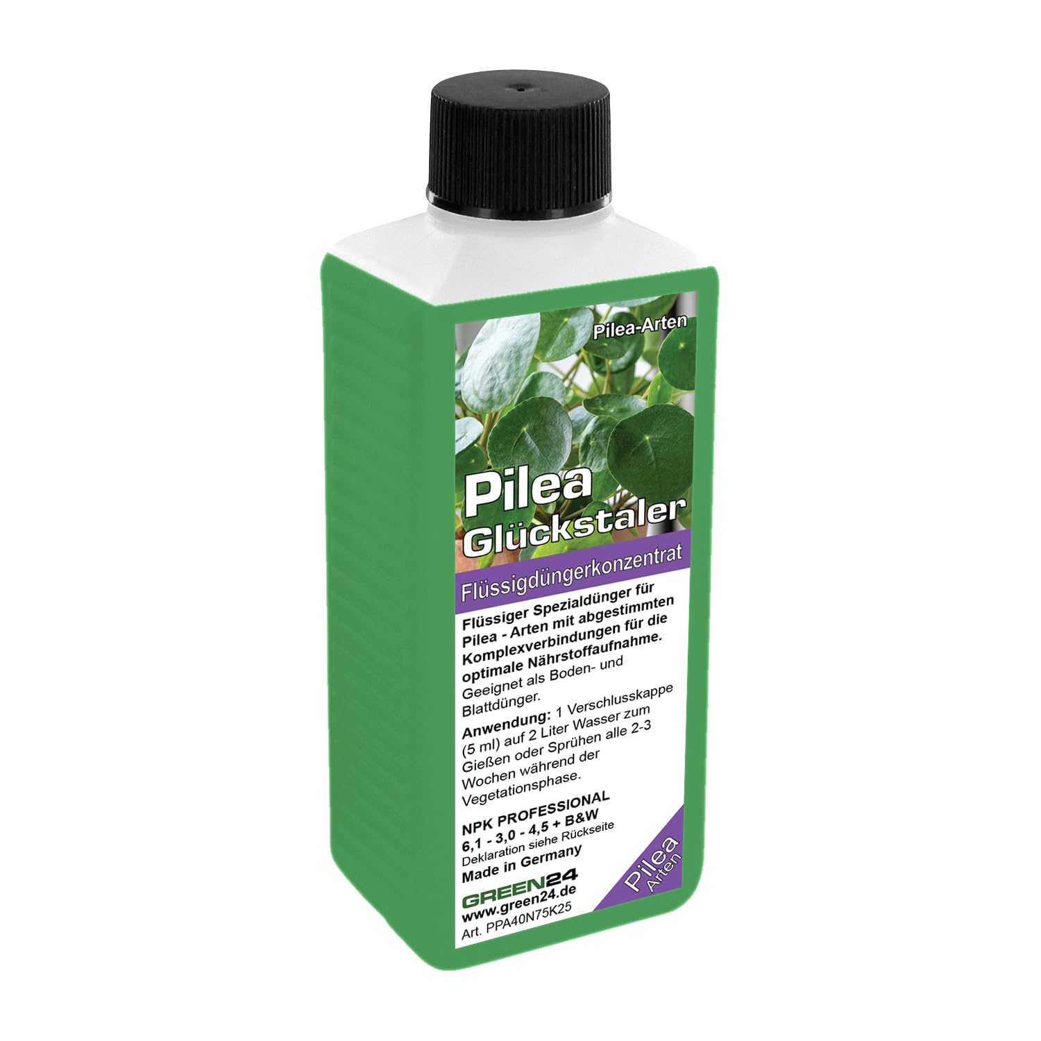 Pilea-Dnger - Pilea peperomioides Flssigdnger - Konzentrat fr  glckliche, krftige Pflanzen 250ml : Amazon.de: Garten