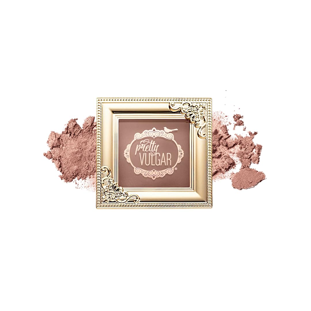 Pretty Vulgar Make Them Blush Powder Blush, Highly-Pigmented, Blendable, Smooth Enhancing Makeup Color, Shimmer, Satin & Matte Finishes, 6g / 0.2 Fl.