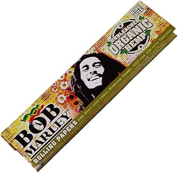 Bob Marley - Unbleached Organic King Size Rolling Papers - 20 Booklets with 33 Leaves per Booklet 660 Total