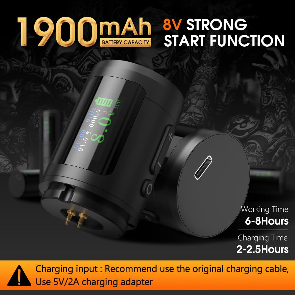 Amazon | Ambition Ninja ウルトラワイヤレスタトゥー マシン