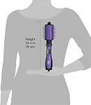 The Knot Dr. pour Conair BC116C Démêlant chaud Air Brosse, Styler humide/sec, Brosse à sécheuse en rose, Brossez 3 Réglages de chauffage, 1000 Watts, sec, de style et de volumisation
