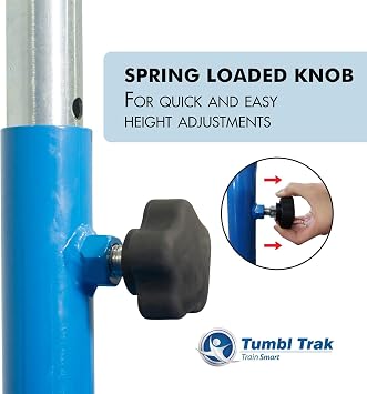 Tumbl Trak Jr. Bar PRO Adjustable Height Horizontal Gymnastics Kip Bar for the Gym or Home
