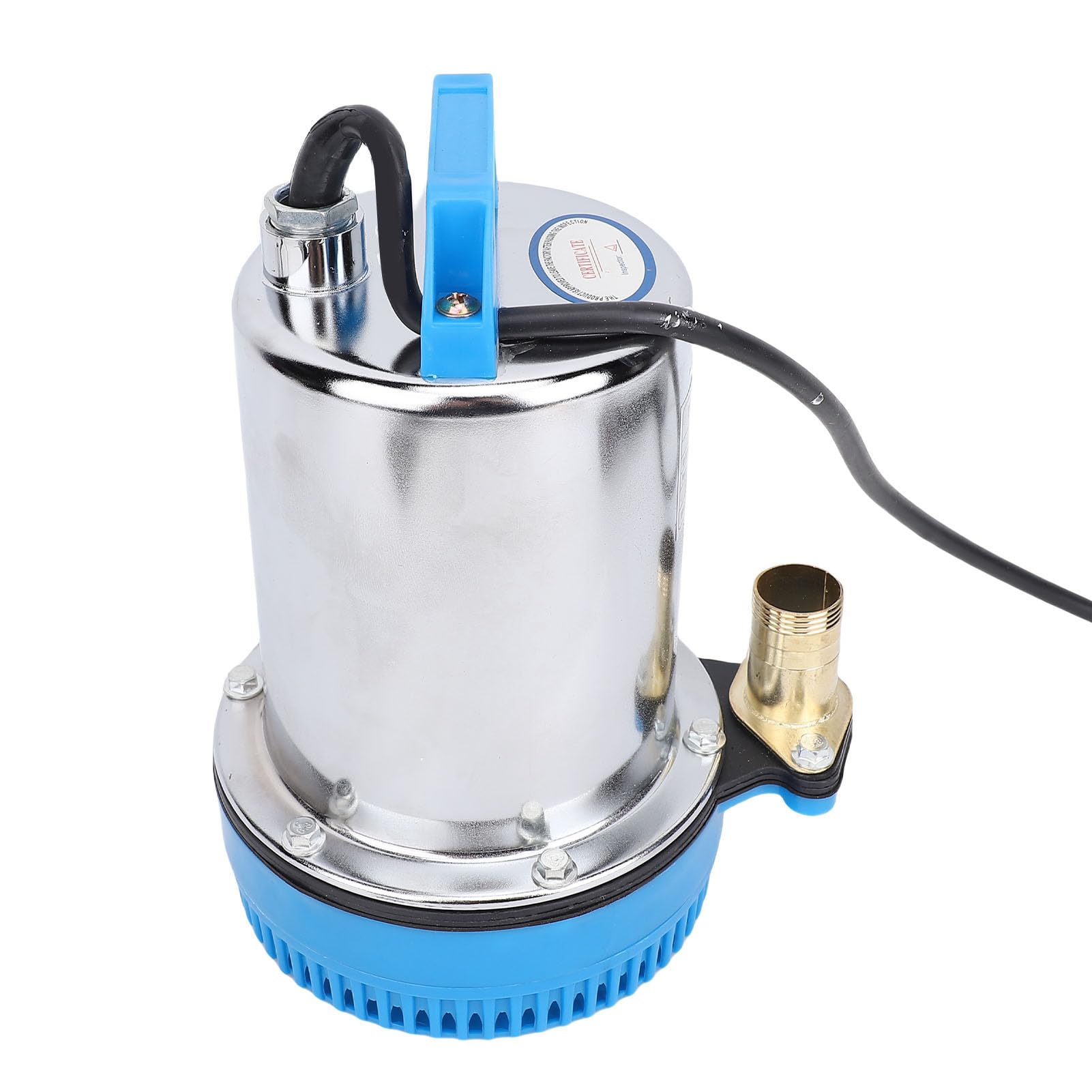 Pompa Sommergibile a Trasmissione Magnetica, Funziona con Energia Solare o Batteria, Pompa di Trasferimento Dell'acqua, per Giardinaggio Stagni Piscine, Acquacoltura
