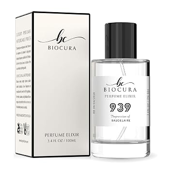 BC Perfume 939 Inspired by Baudelaire For Men Fragrance Dupes Eau de Parfum Bottle 3.4 Fl Oz/100ml