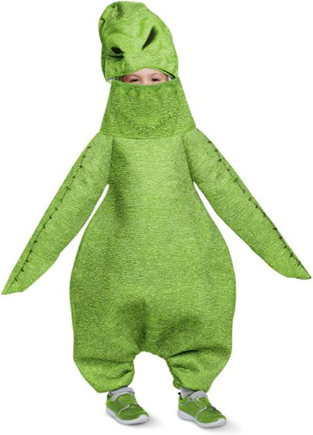 Disney Nightmare Before Christmas Oogie Boogie Costume, Official Oogie Boogie Green Costume, Toddler Size (3T-4T)