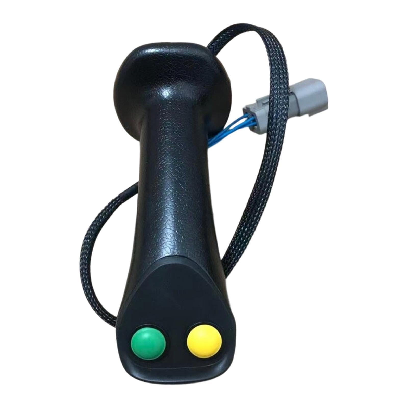 CALANDIS Excavator Joystick Handle Ergonomic Spare Replacement Assembly Control Lever Yellow Green Button-picture-18