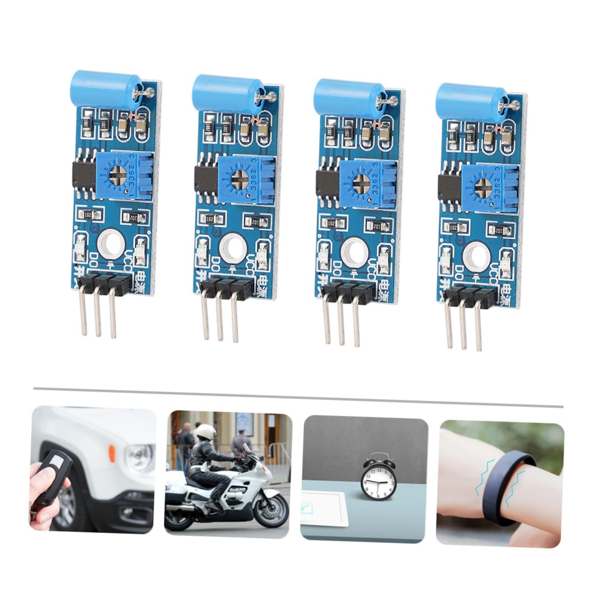 JECOMPRIS 30 Pcs Sensor Module Normally Closed Type Module Vibration Normally Closed Type Alarm Sensor