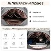 DIRRONA Umhängetasche Damen Groß – Handtaschen für Damen mit vielen Fächern, Shopper Tasche Damen, Stadttasche mit abnehmbarem Schultergurt – ideal für Uni, Arbeit, Reisen & Freizeit Aschgrau #2