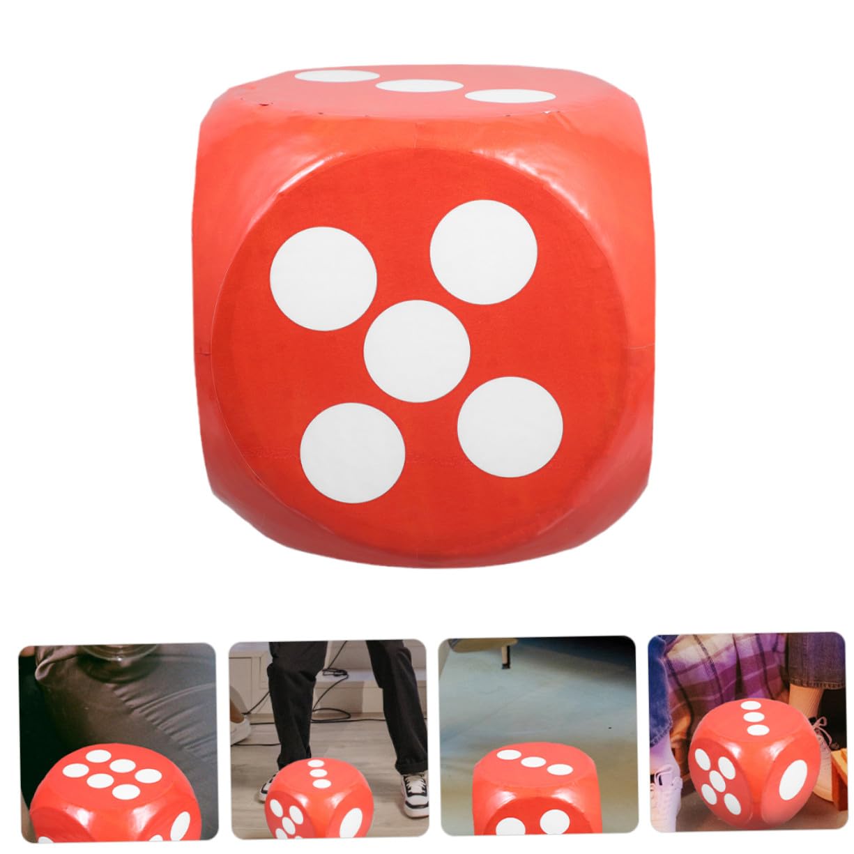 Dados Gigantes de Espuma Roja para Educativos y Fiestas Dados Seguros Habilidades Matemáticas y Actividades Recreativas