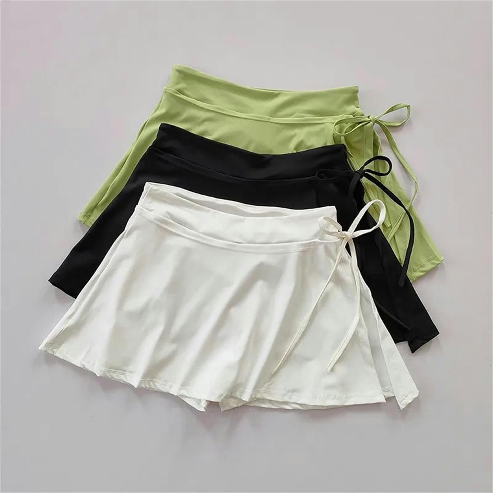Jupe de Tennis Femmes Deux en Un Running Sport Jupe Shorts Taille Haute Volleyball Golf Jupe Tennis Sport Jupe