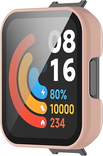 Miniatura 7 de Senter - Funda protectora de vidrio templado integrada para reloj inteligente Redmi Watch 2 Lite, carcasa rígida de policarbonato ultrafina
