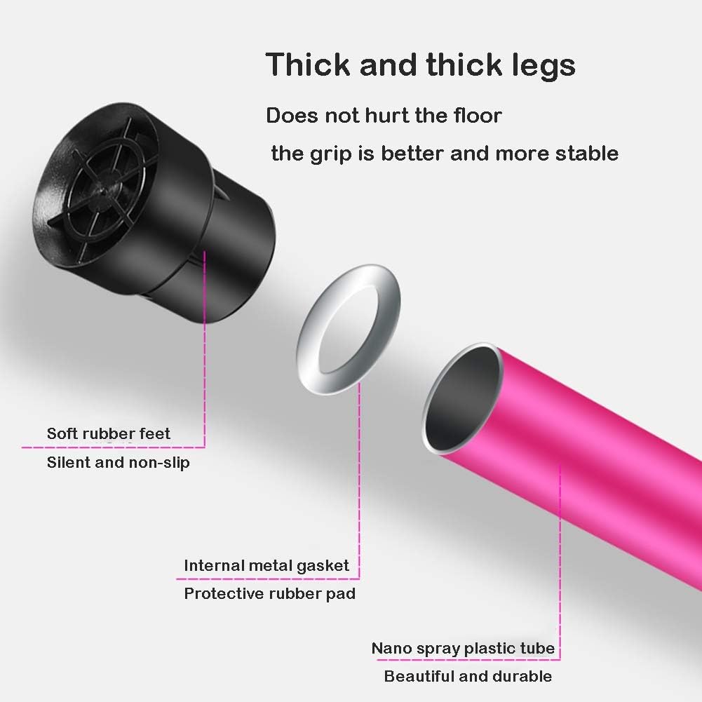 Trampoline 40in Folding Trampoline, Indoor and Outdoor Sports Fitness Toys, Aerobic Exercise for Adults and Children, 2 Models, Load 200kg (Color : Pink, Size : Style 1) image 5 of 6 B088TMP9JK