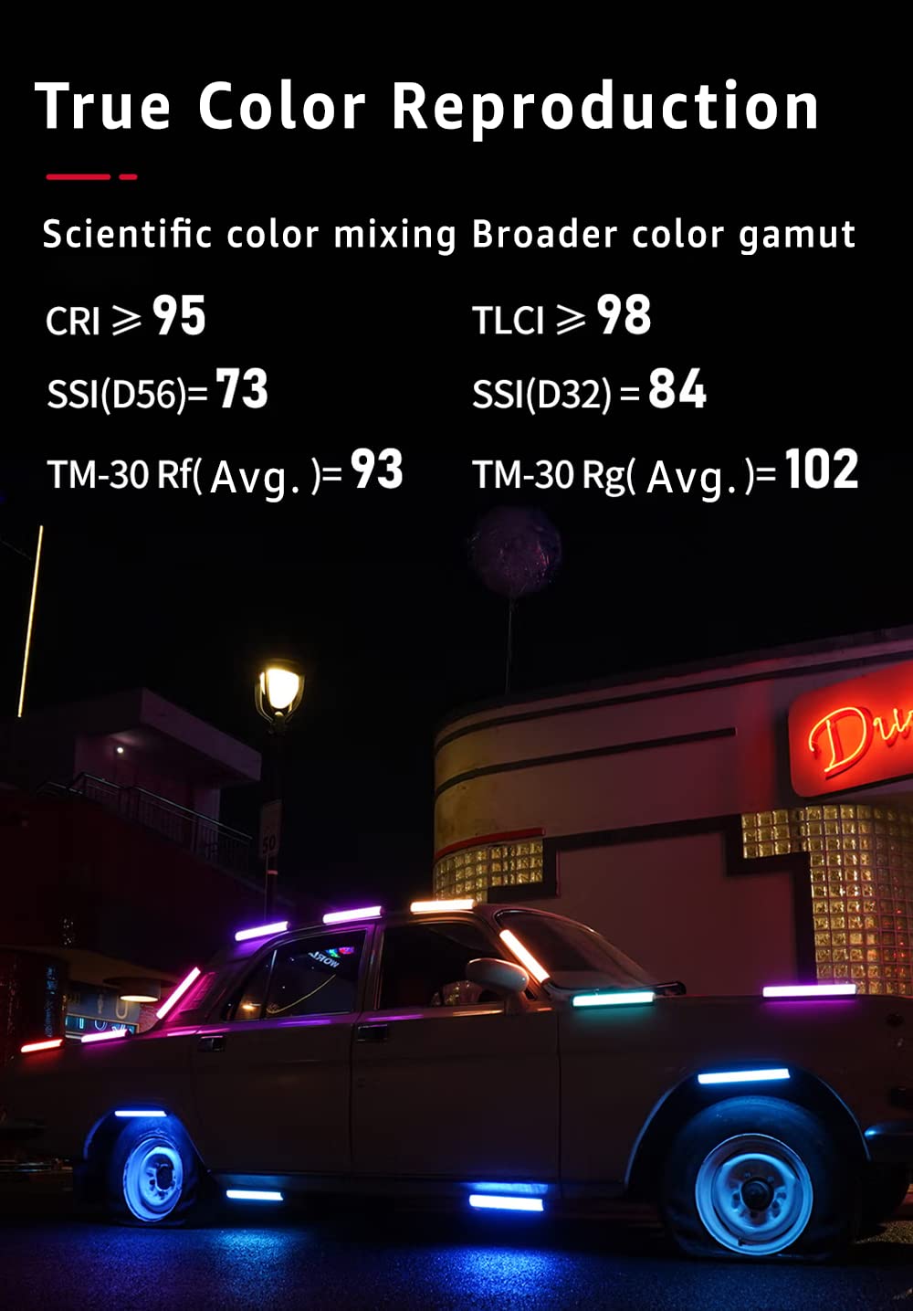 [Prima Luce Pixel] Aputure MT Pro - Mini Tubo Luminoso con Uscita a Colori, Bastone Luminoso da 2.000-10.000K con 36 LED RGB-WW, Supporto DMX, Effetti e Controlli Multipli per Fotografia e Videografia