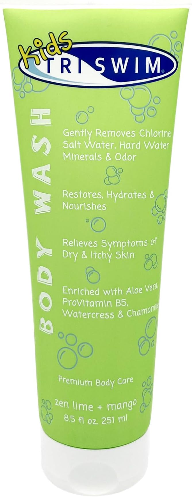 Kids Scented Body Wash After Swimmer Skincare, Chlorine Removal, Soothes and Moisturizes Skin, Relieves Symptoms Eczema & Dry Skin